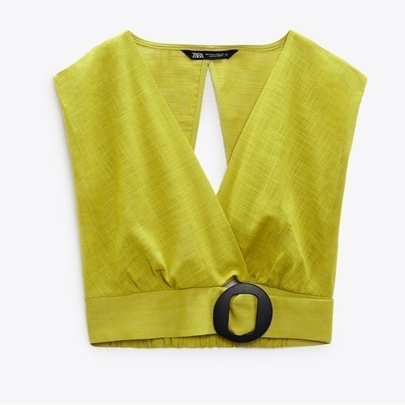 ZARA Buckle wrap top 9878/153 - Picture 1 of 6